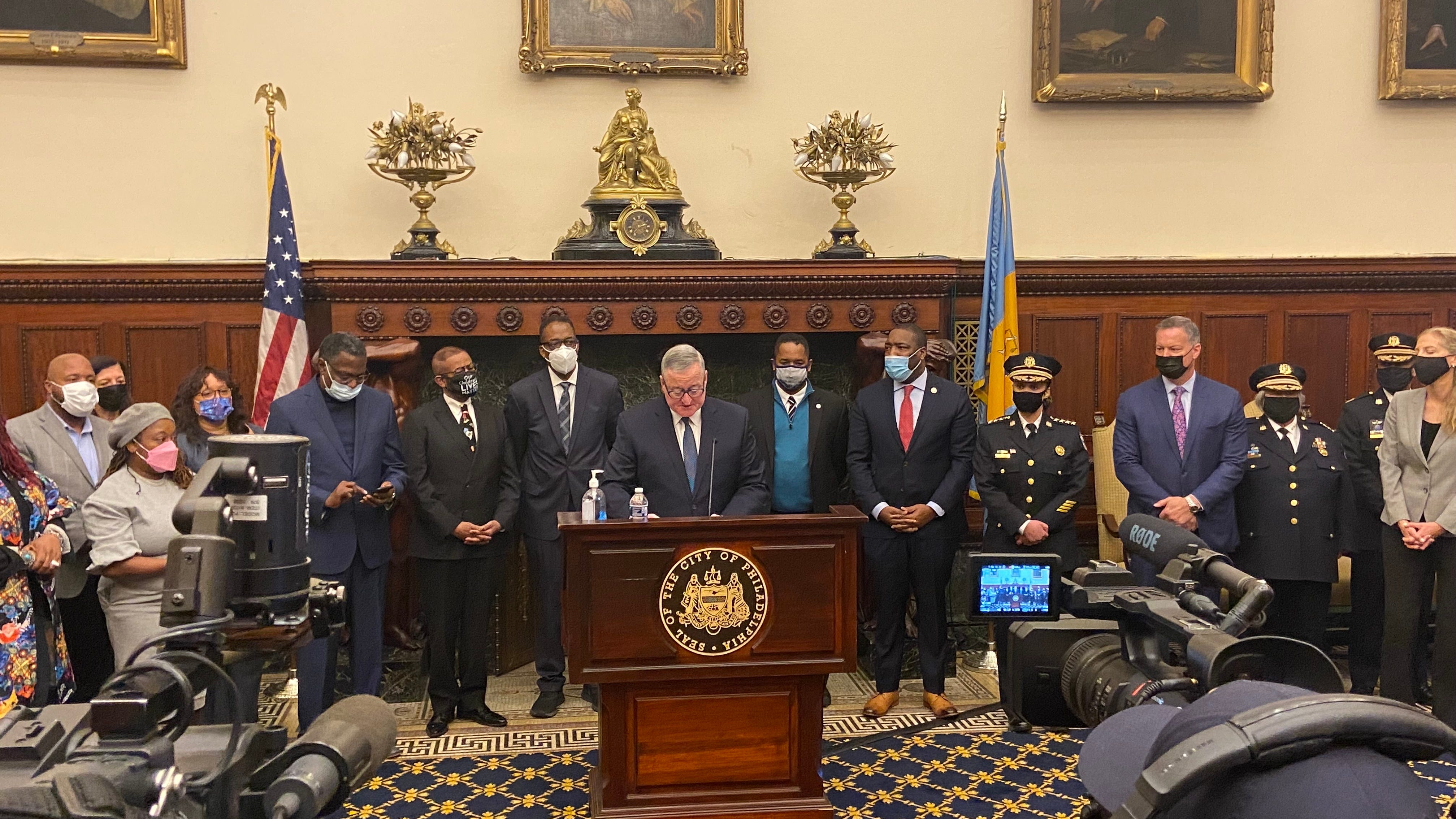 City leaders once again condemn gun violence as Philadelphia approaches 500 homicides this year
