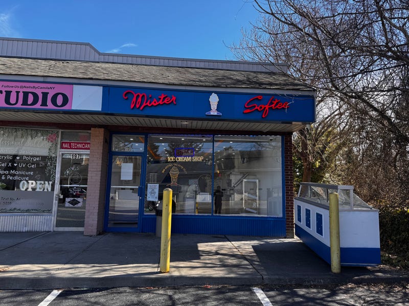 The store front of the new location