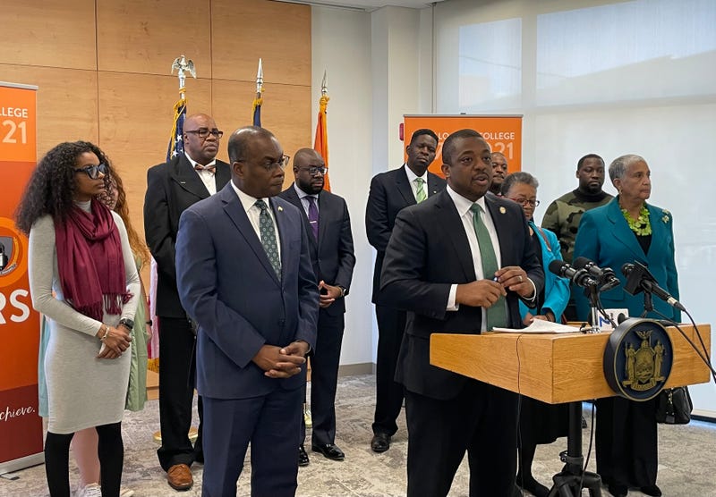 Mayor Byron Brown and Lt. Gov. Brian Benjamin