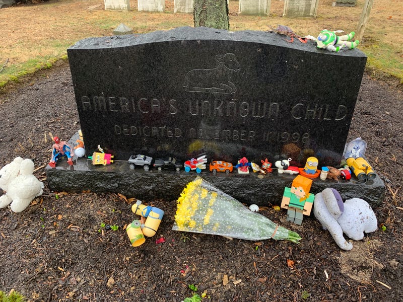 The grave of Joseph Zarelli, whose identity was released Thursday after being discovered by Philadelphia police in February 1957.