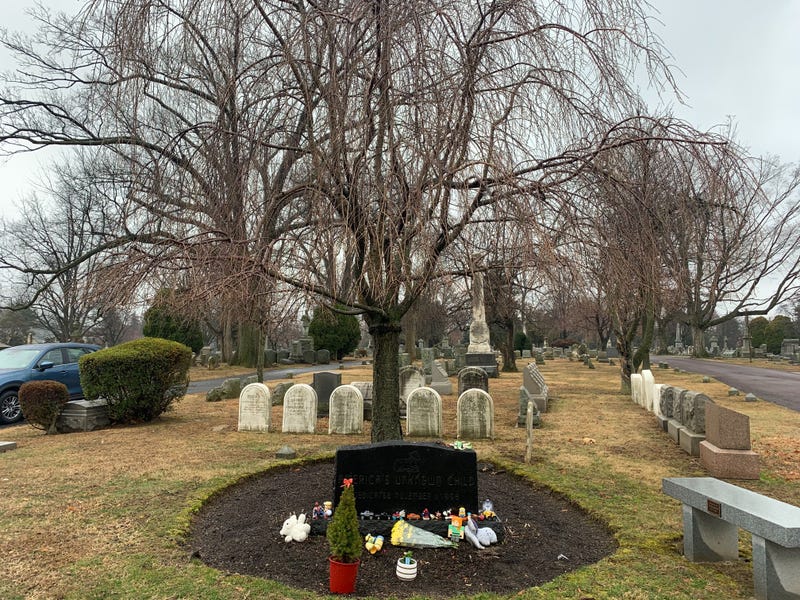 The grave of Joseph Zarelli, whose identity was released Thursday after being discovered by Philadelphia police in February 1957.