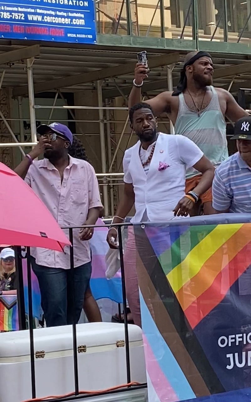 NYC Public Advocate Jumaane Williams at the 2022 New York City Pride March on June 26, 2022.