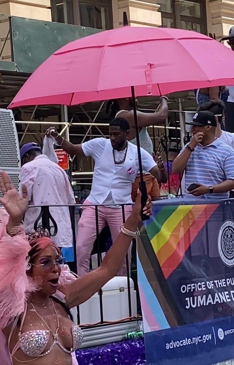 NYC Public Advocate Jumaane Williams at the 2022 New York City Pride March on June 26, 2022 in Manhattan.