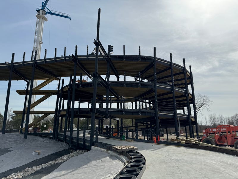 Three-story go-kart track at C.J. Barrymore's