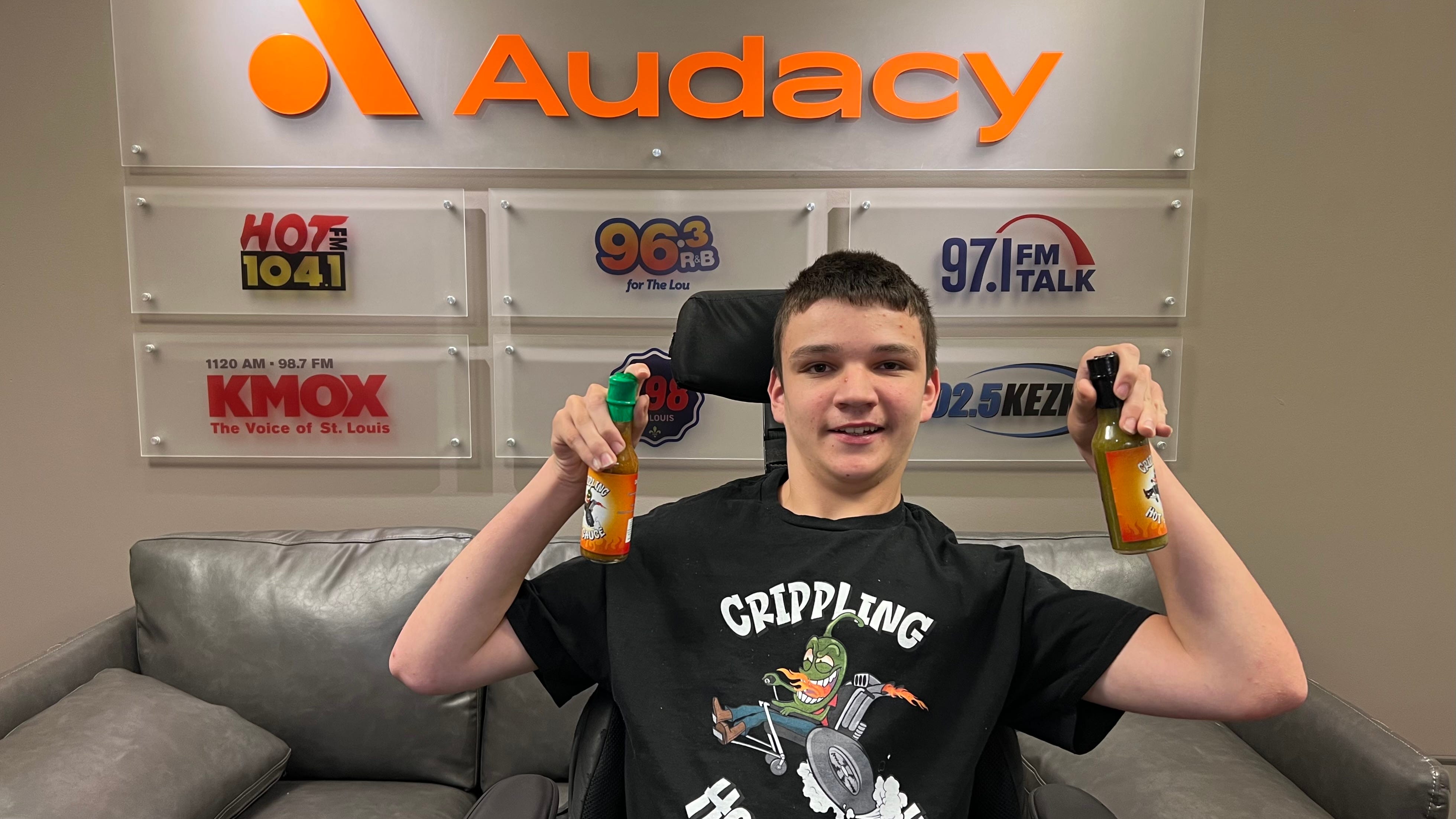 Humor is spice of life for disabled teen entrepreneur