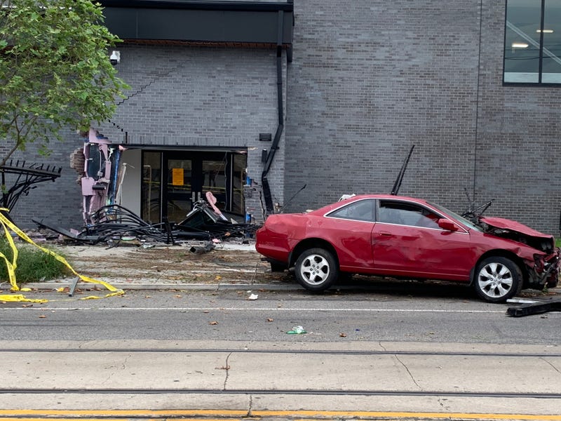 Car slams into Mariana Bracetti Academy Charter School