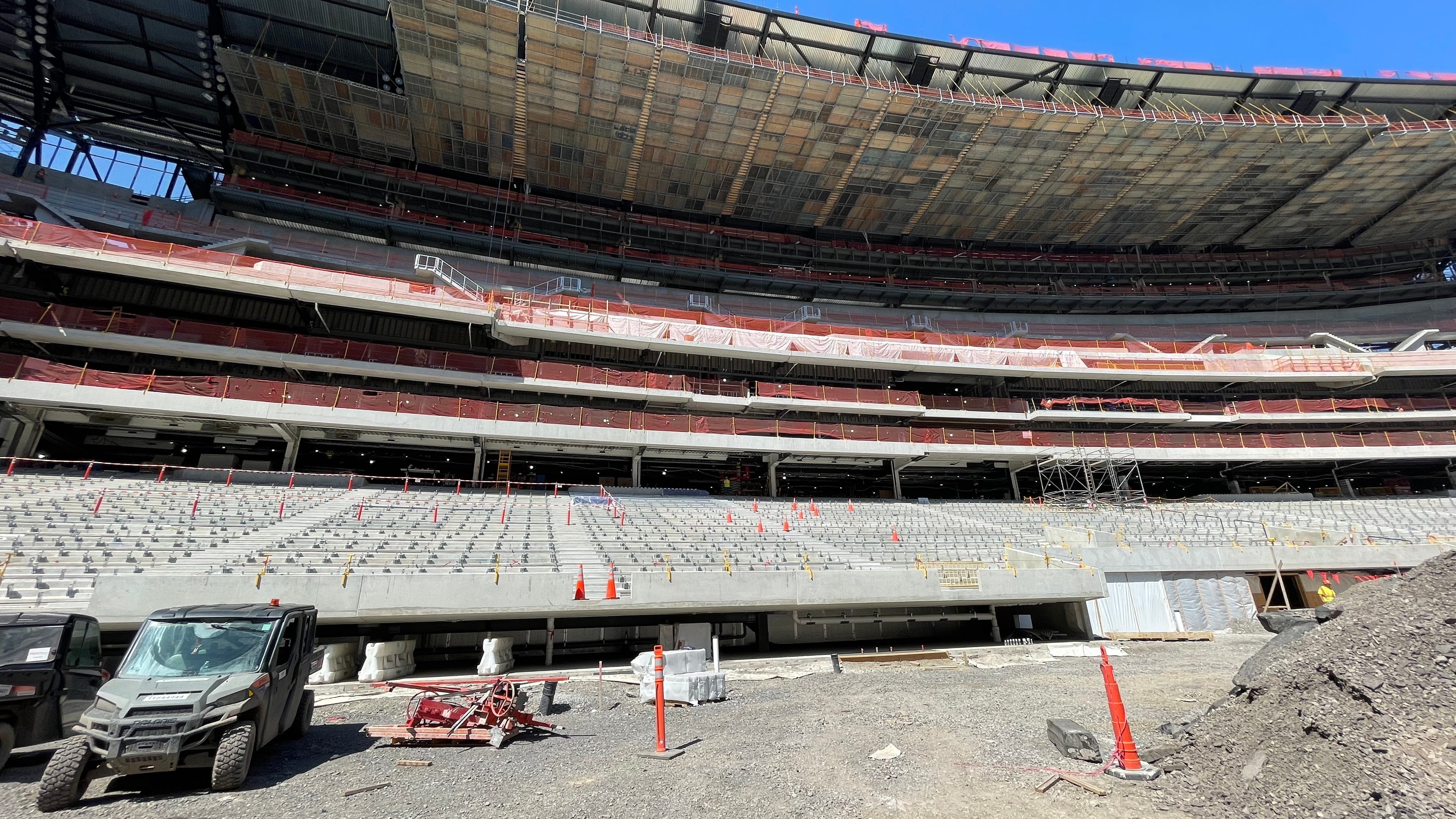 PHOTOS: New Highmark Stadium remains 'on time' in Orchard Park