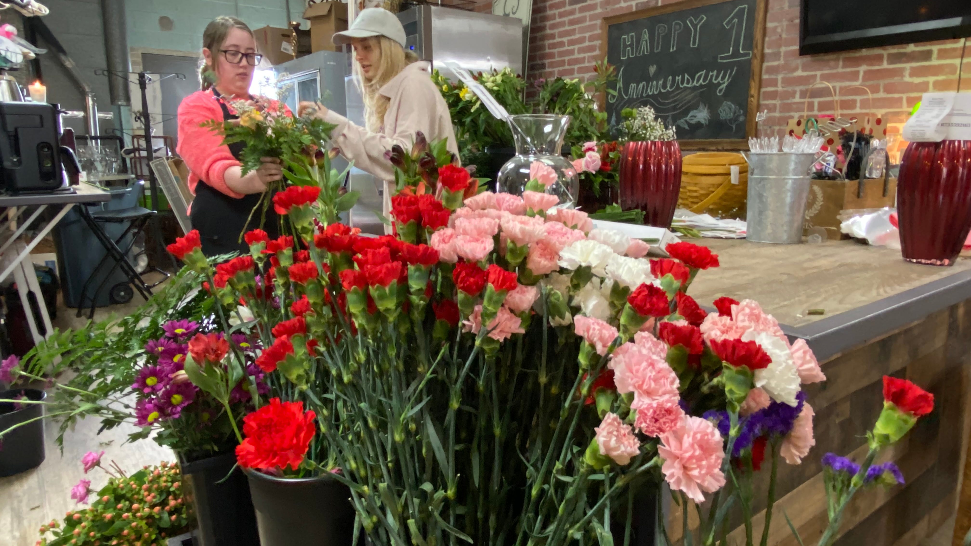 Valentine's Day business is blooming for west suburban florist