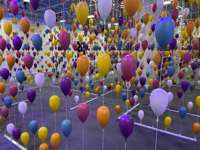 Patrons will be welcomed with an inter-connected maze, filled with thousands of suspended balloons representing different Dr. Seuss stories, inspired by the author’s second best-selling book of all-time: "Oh The Places You’ll Go!"