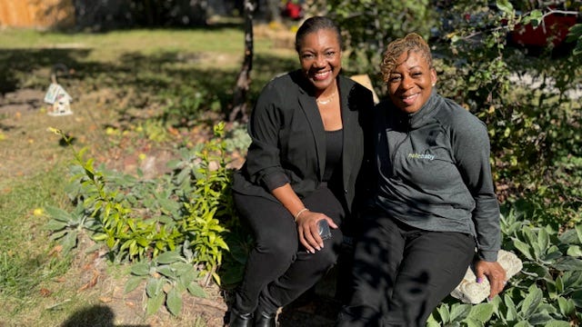 Jennifer Mosley and Dr. Patricia Jones Blessman