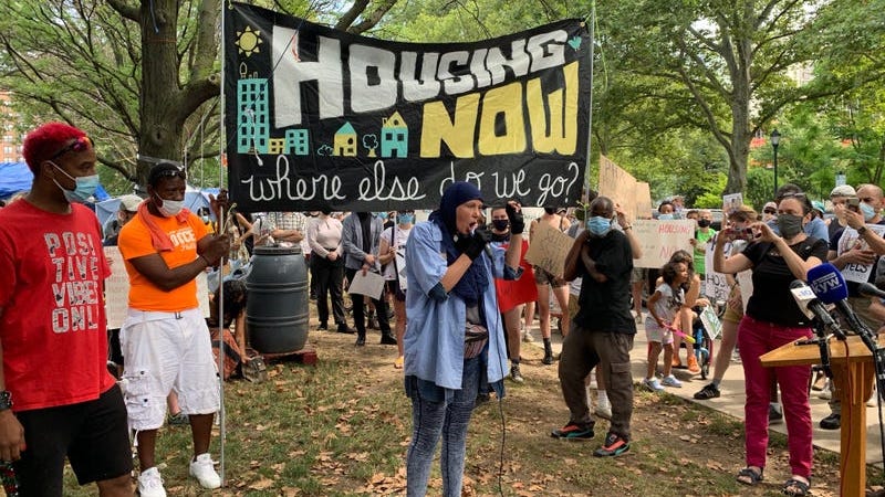 City to hand properties to group from homeless encampment on Ben Franklin Parkway