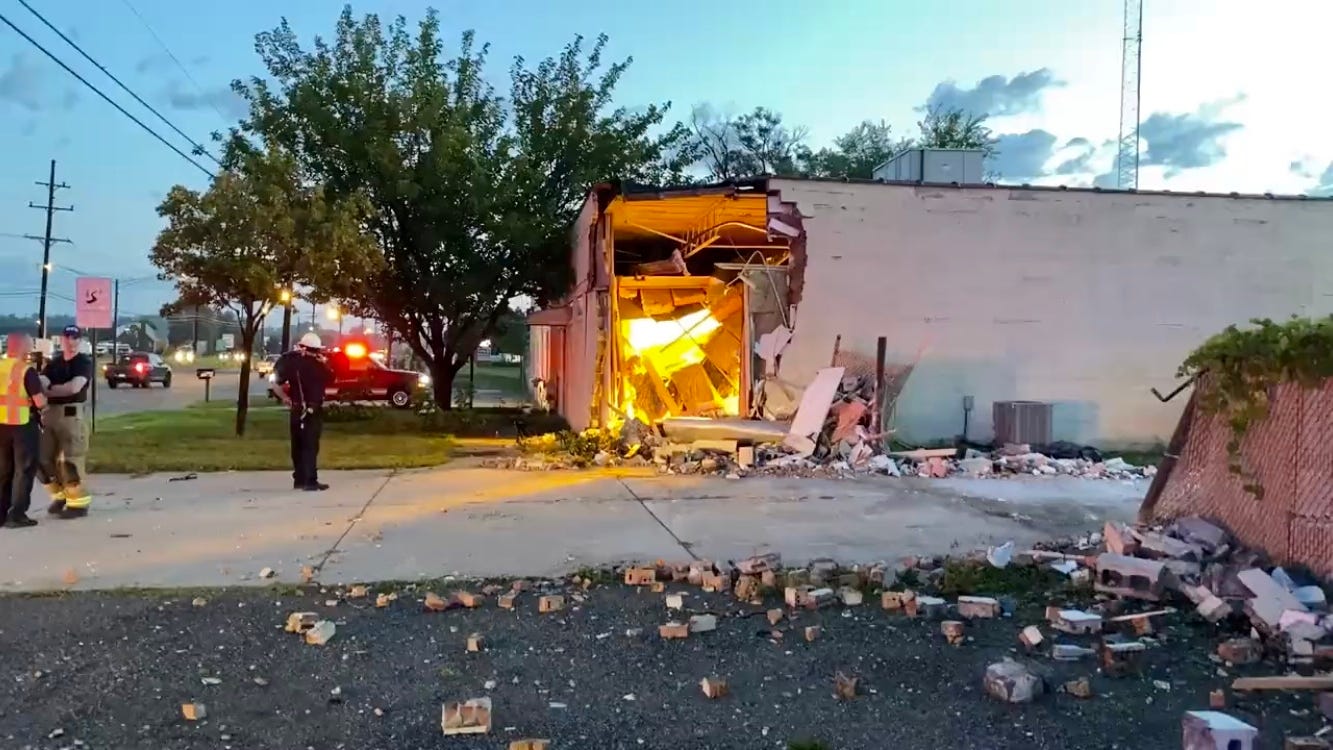 Garbage truck smashes into building and reveals illegal marijuana grow operation in Sterling Heights [VIDEO]