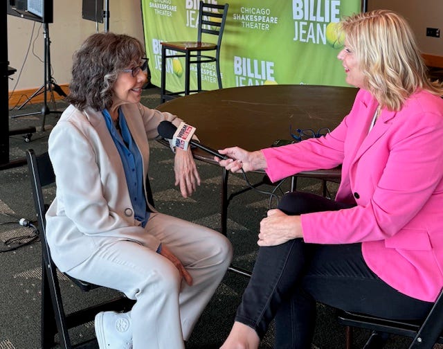 Actress Lily Tomlin talks about being a producer for "Billie Jean" 