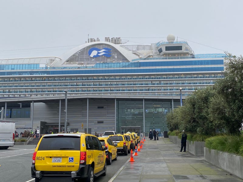 The Ruby Princess arrived in San Francisco's Bay early Thursday morning.