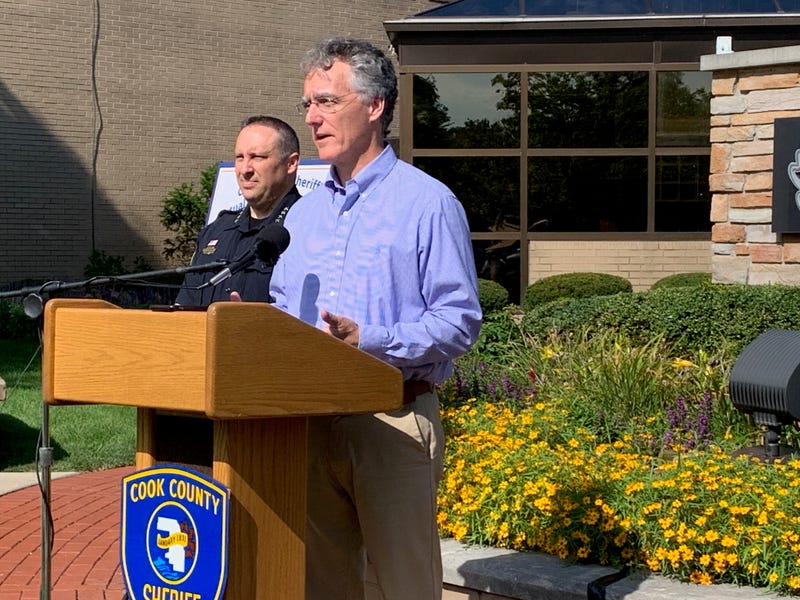 Cook County Sheriff Tom Dart said the Sheriff’s Co-Responder Virtual Assistance Program (C-VAP) has been underway for the past year and that his deputies have been able to diffuse more than 70 calls to 911 that turned out to involve someone in a mental health crisis.