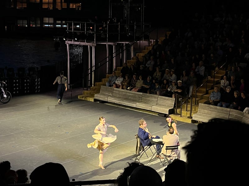 Little Island park in Manhattan opened this June with Twyla Tharp’s “How Long Blues,” her first full-length work in a decade, performed in the new 700-seat amphitheater above the Hudson River.