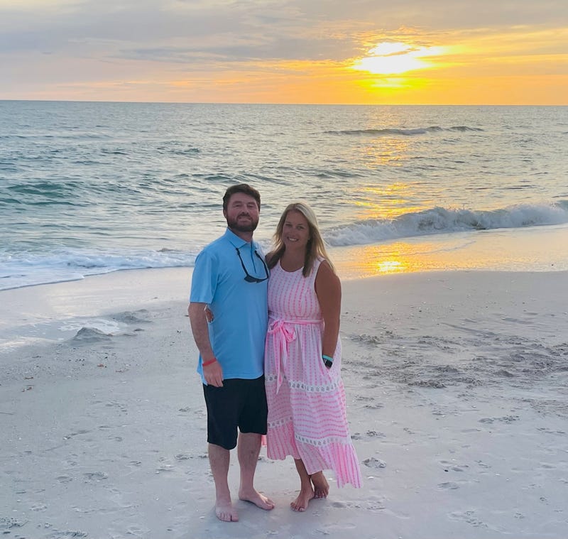 Nick Moore and his wife Catie