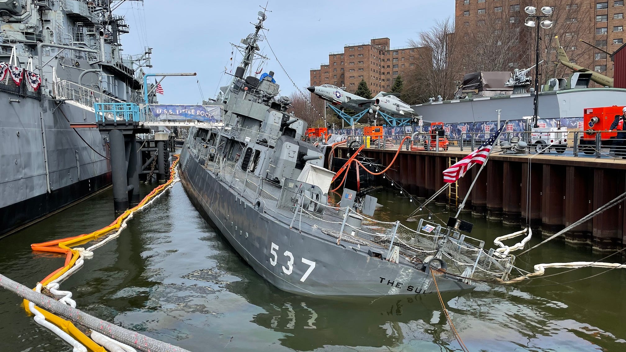 Support for saving USS The Sullivans coming from near and far
