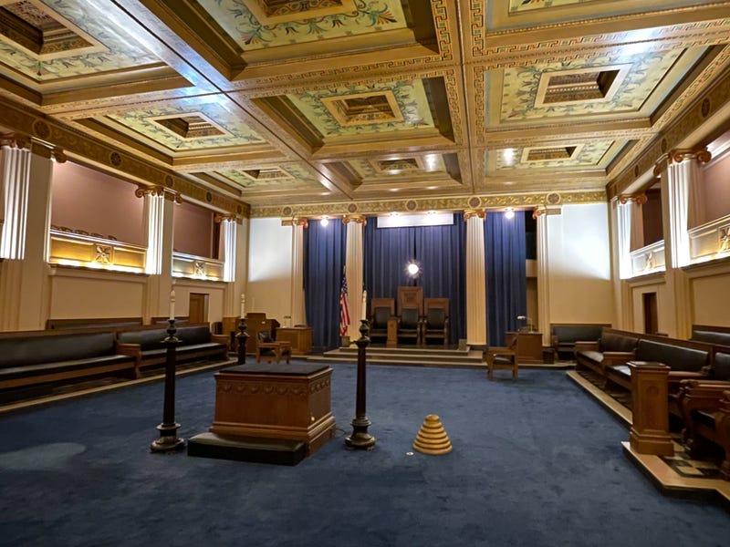 Greek Ionic Room at the Masonic Temple in Detroit