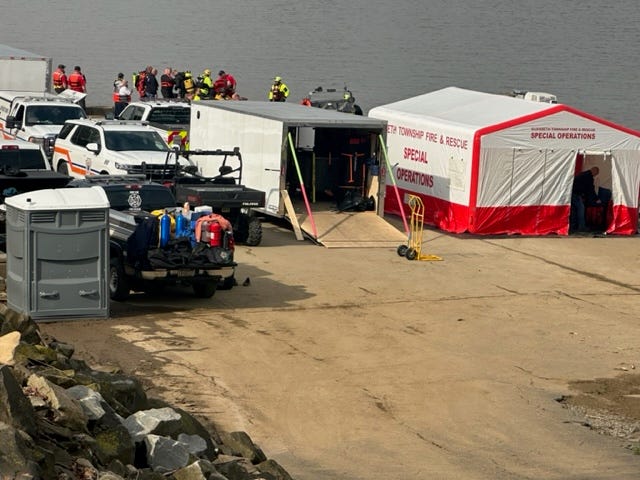 Search for truck in Monongahela River