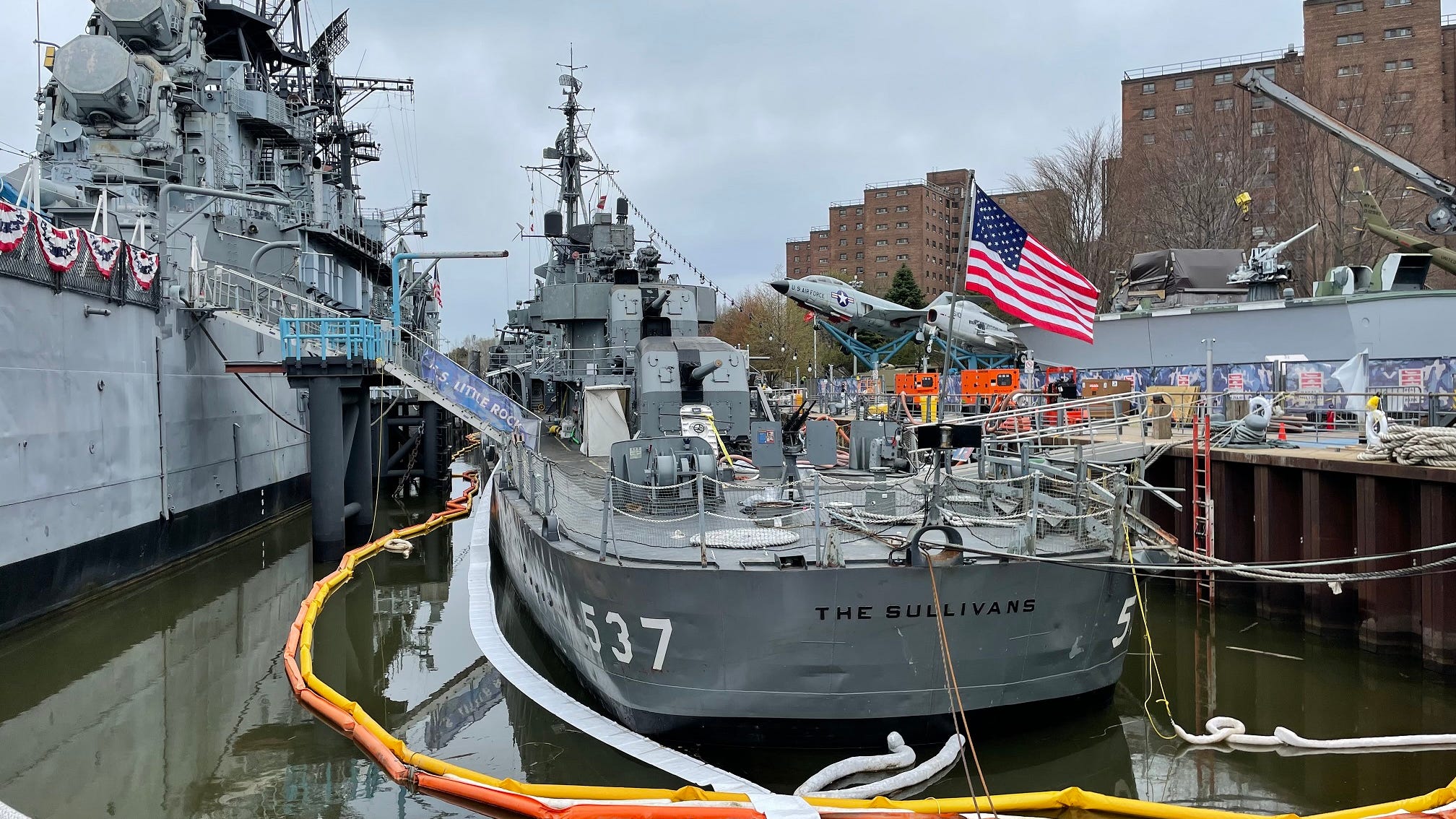 Emergency response phase ends with recovery efforts for USS The Sullivans