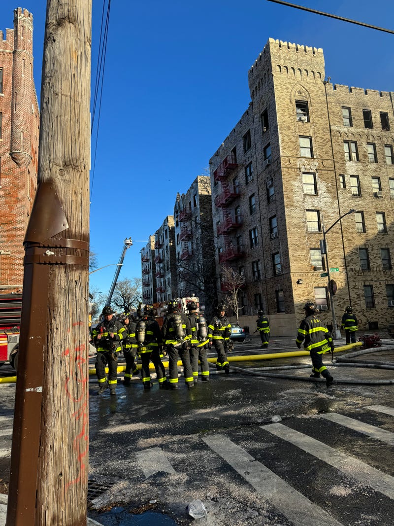The FDNY responds to a deadly fire in the Bronx on Jan. 10, 2025.