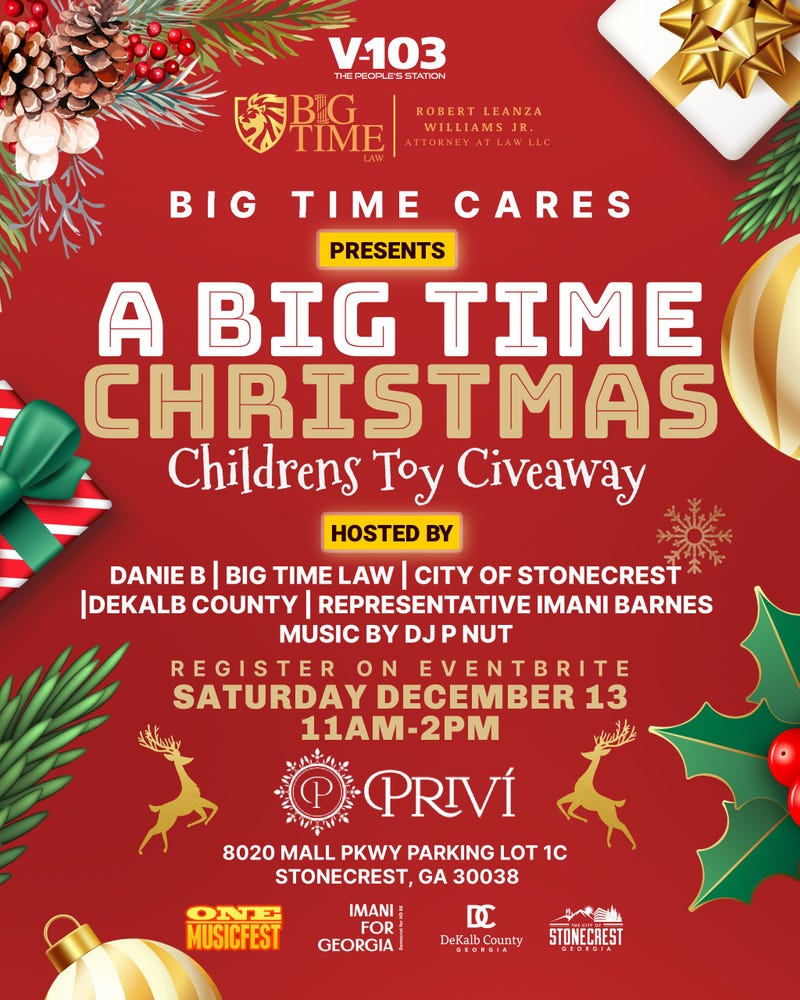 SATURDAY, DECEMBER 13TH, 2025 AT PRIVE STONECREST