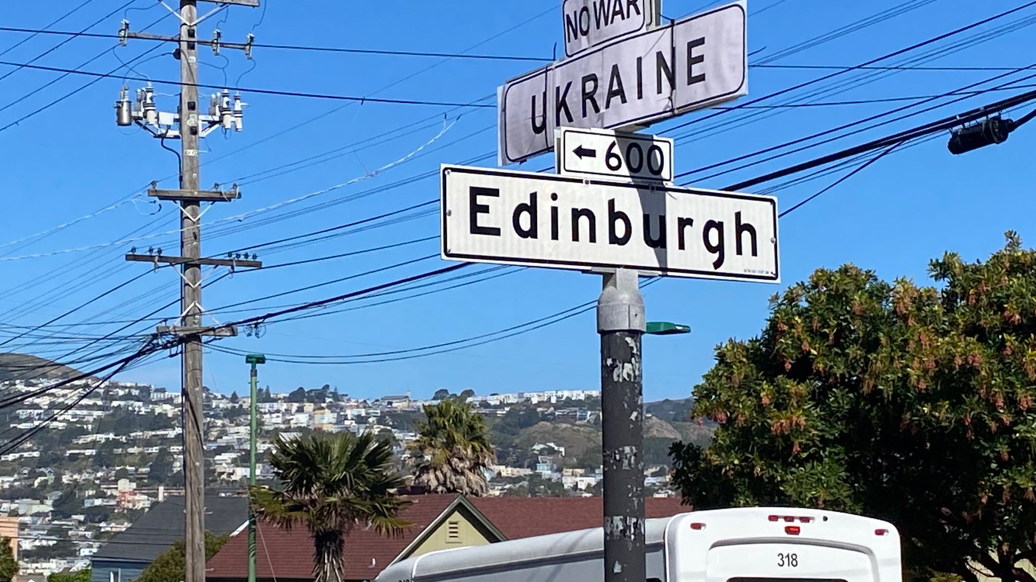 PHOTOS: San Francisco's Russia Avenue gets pro-Ukraine makeover