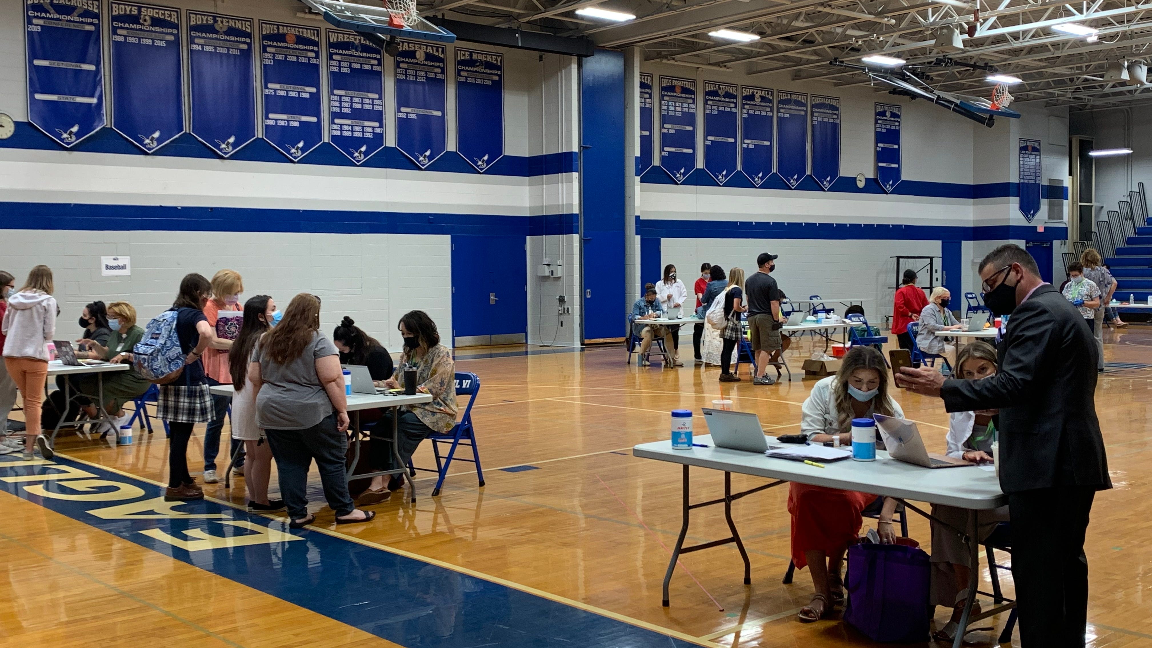 'Return to a new normal': Many Camden County students get vaccines at schools