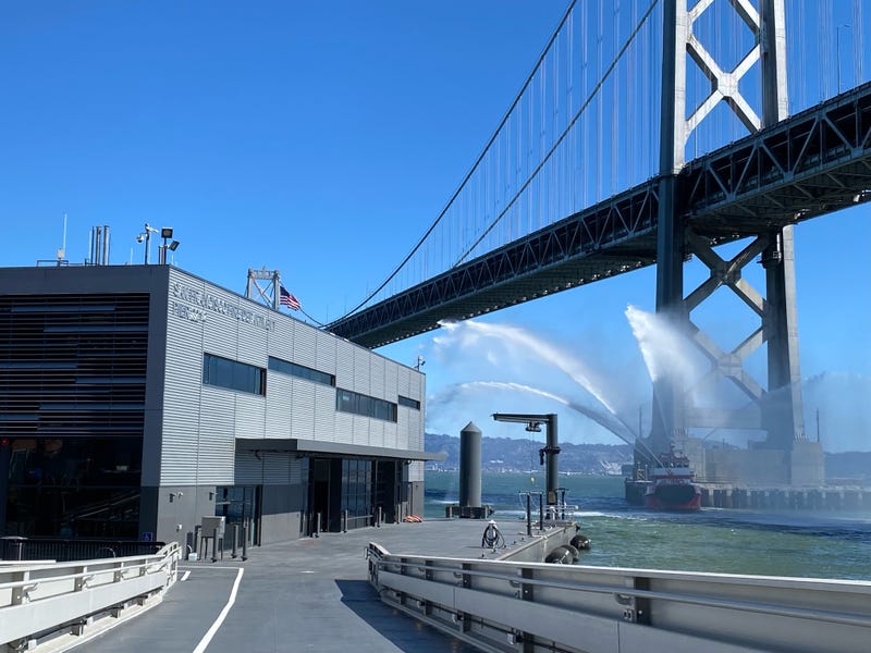 A floating San Francisco Fire Department station is making its debut Thursday right off the Embarcadero.