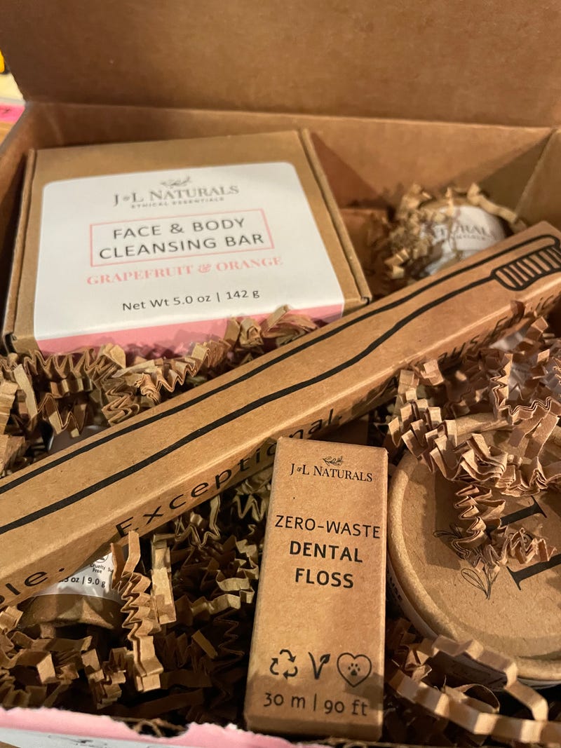 Contents of Simple Self Care Kit