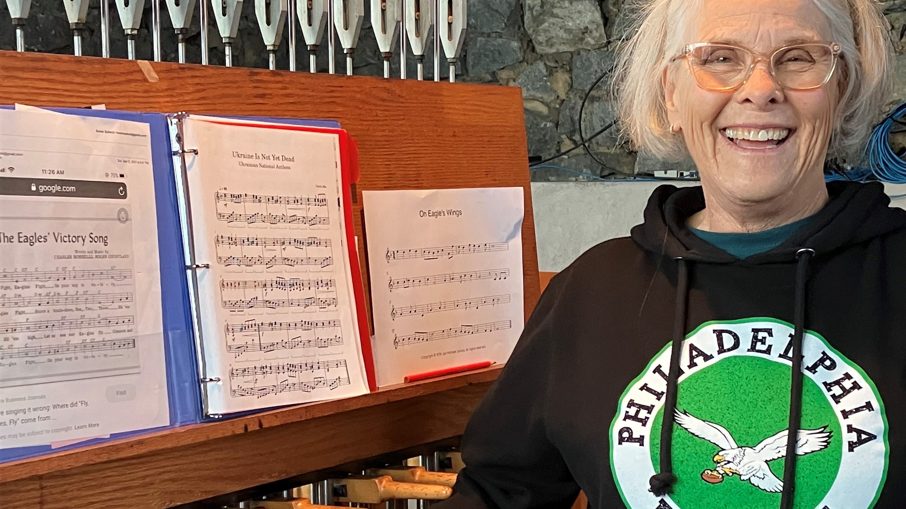 ‘Fly Eagles Fly’ chimes loud from Wilmington church tower, thanks to devoted fan