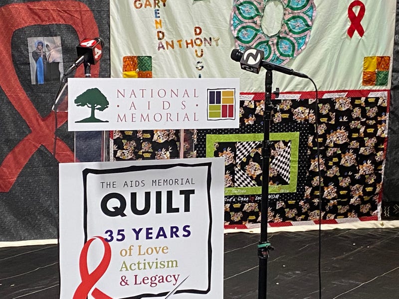 Marking 35 years since the first panels were stitched, a huge section of the iconic AIDS Memorial Quilt is going to be displayed at Golden Gate Park in June.