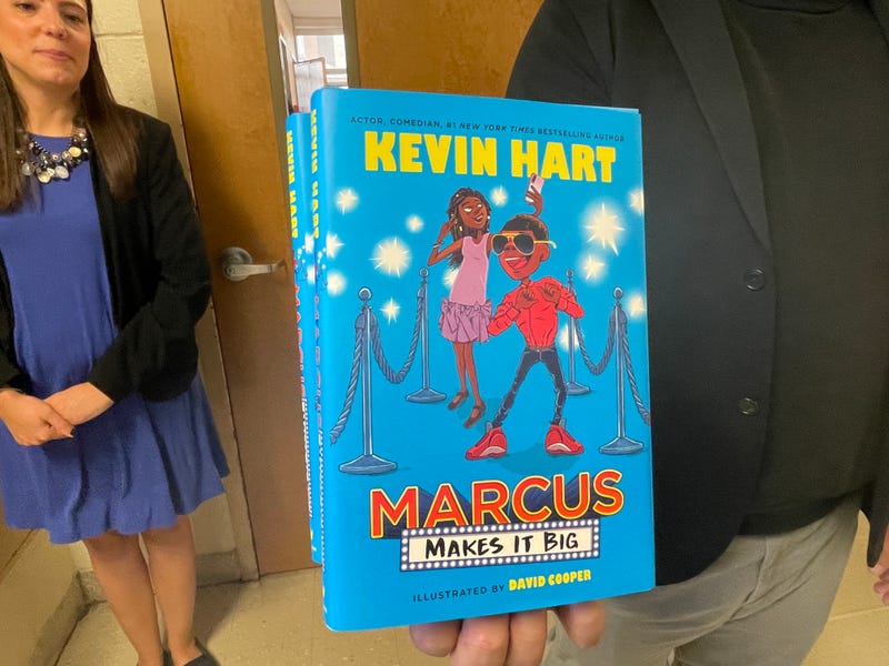 Kevin Hart's book "Marcus Makes it Big."