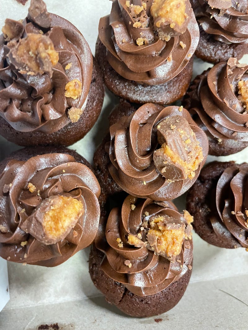 Peanut Butter Explosion Cupcakes
