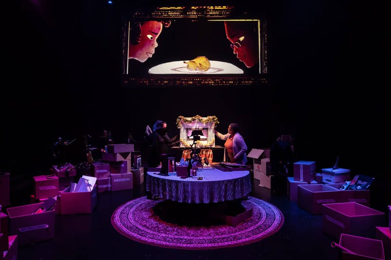 Manual Cinema’s Christmas Carol at Writers Theatre, 2022.
