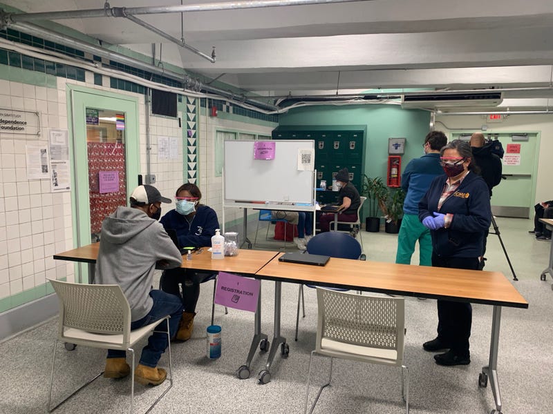 Project HOME gives COVID-19 vaccine to homeless individuals.