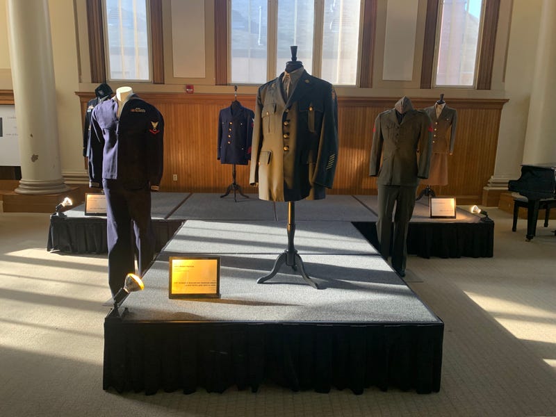 Artifacts inside the African American Museum and Library.