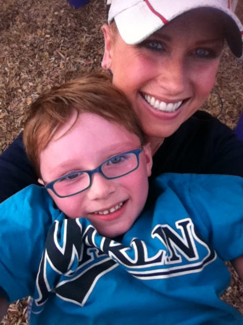 Christine and her son, Ian