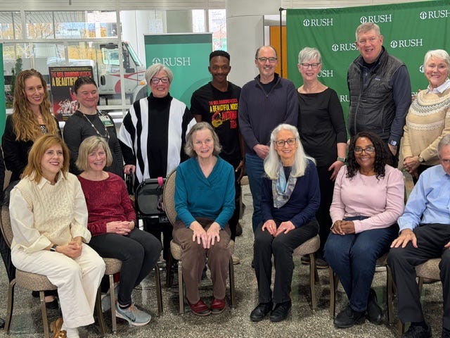 Parkinson's patients & their caregivers at Rush Medical Center