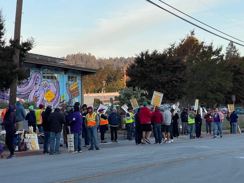 The workers will be on strike for the rest of the week.