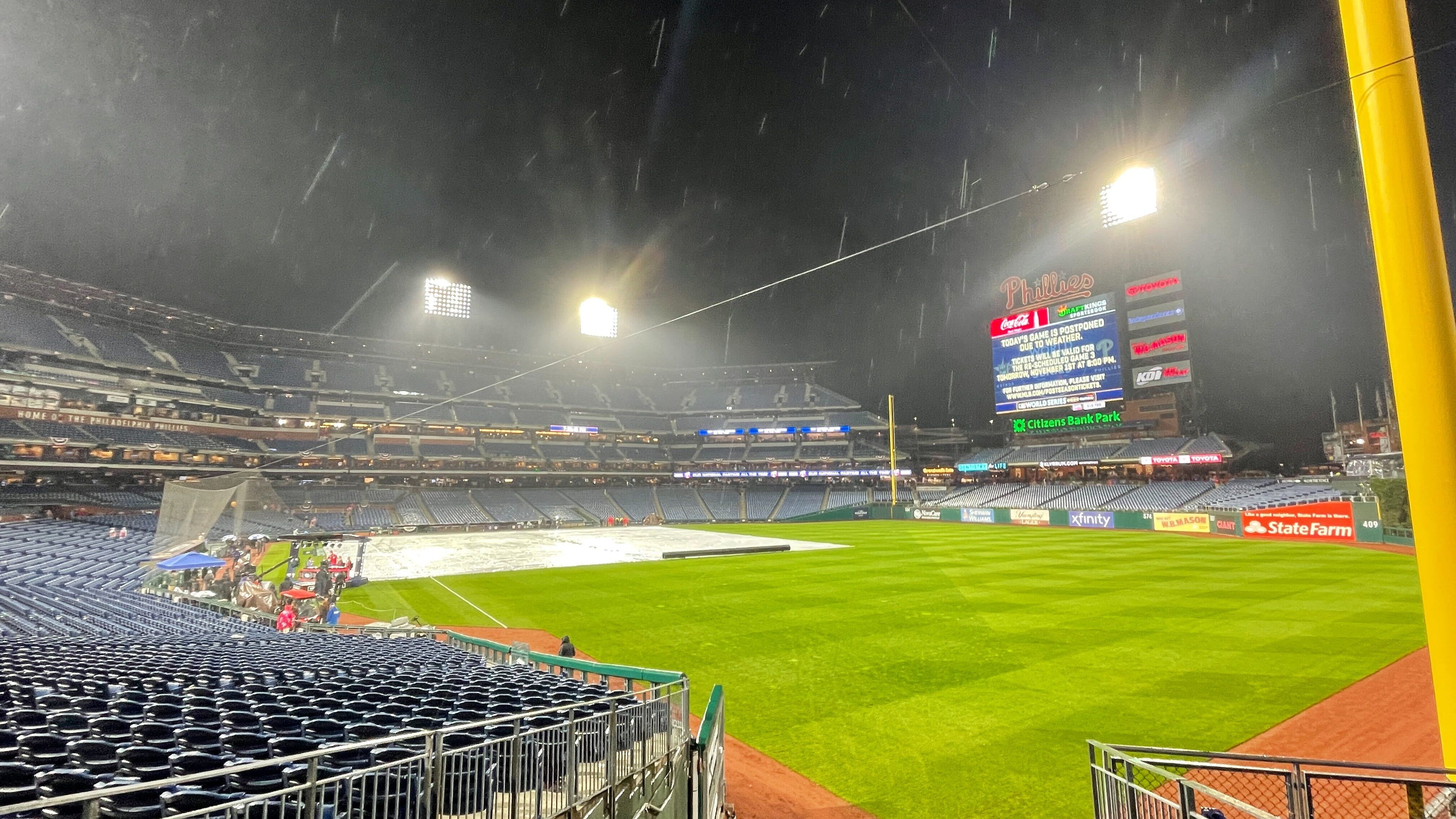 Rain leads to World Series Game 3 postponement