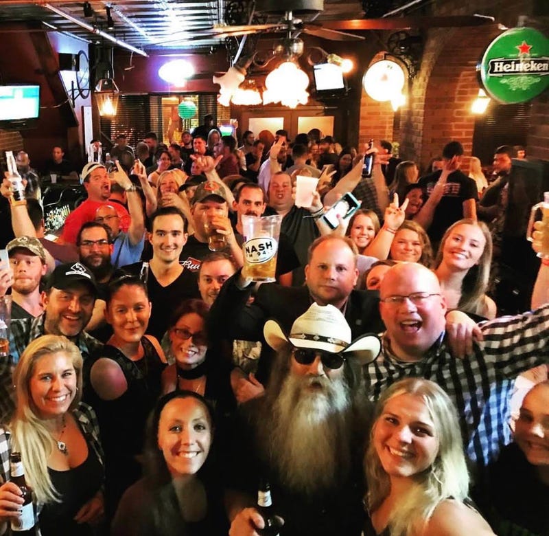Jesse Addy with listeners