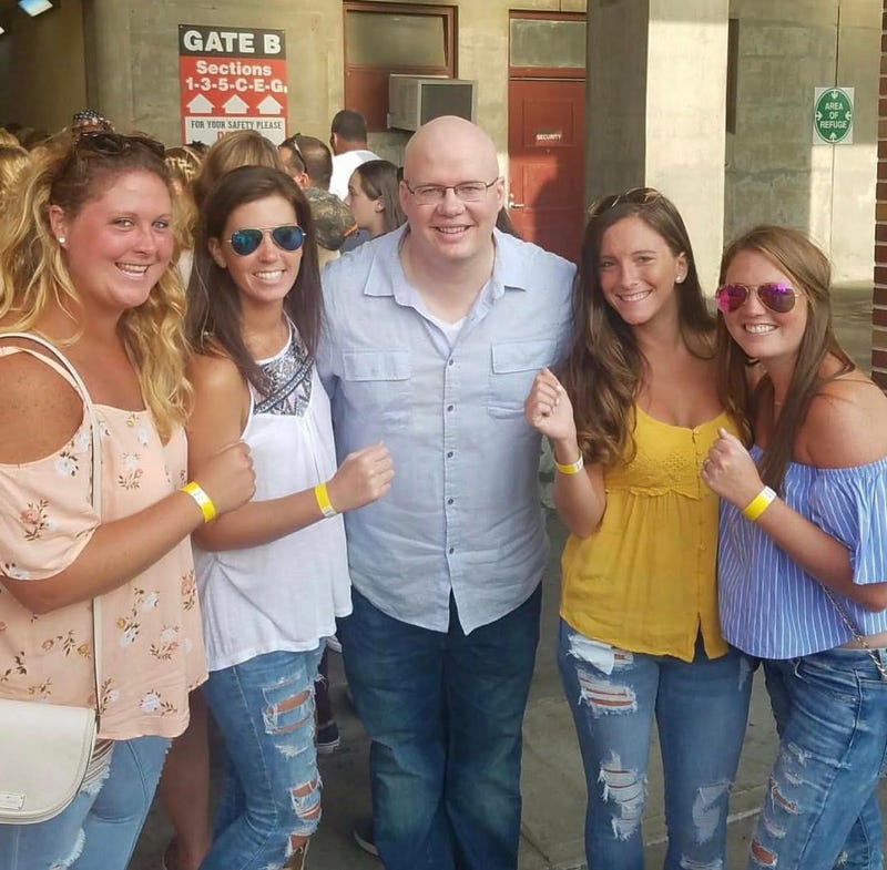 Jesse Addy with listeners