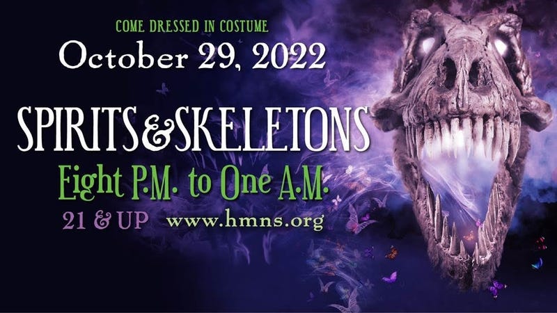 Gana entradas para Houston Museum of Natural Science Spirits & Skeletons!!
