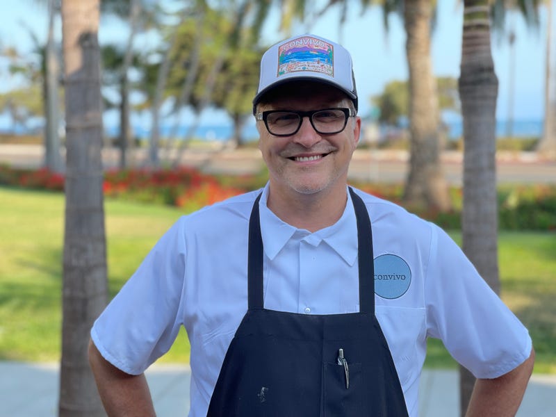 Chef Peter McNee poses for the camera.