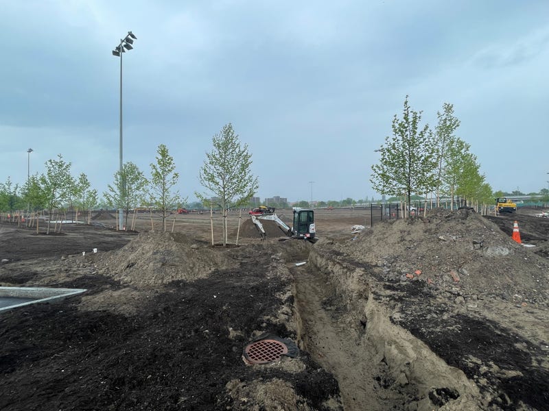 Ralph Wilson Centennial Park construction