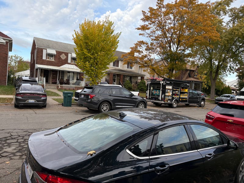 Scene of FBI raids Friday in Dearborn.