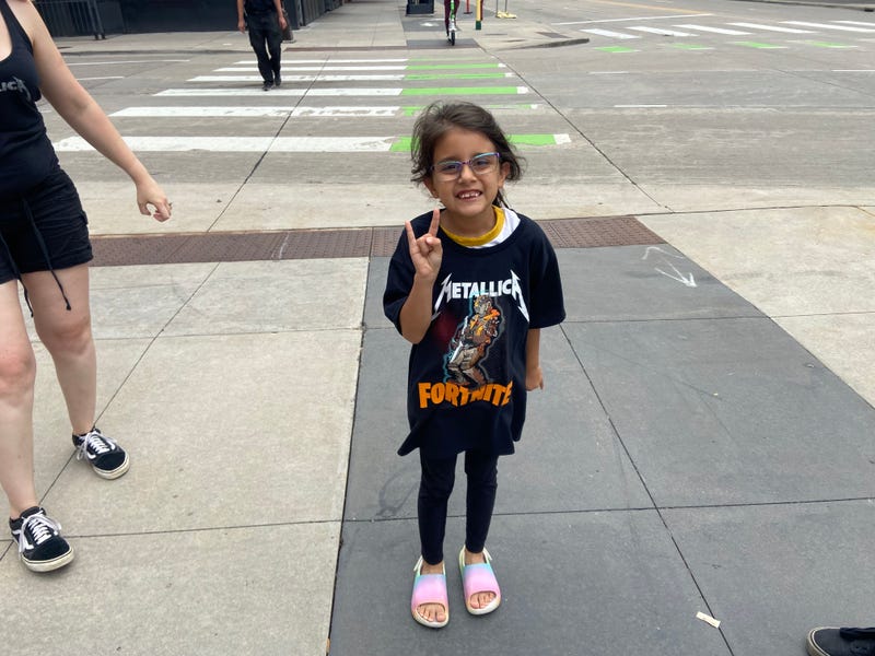 Fans of all ages are already fired up for the Metallica weekend downtown. 