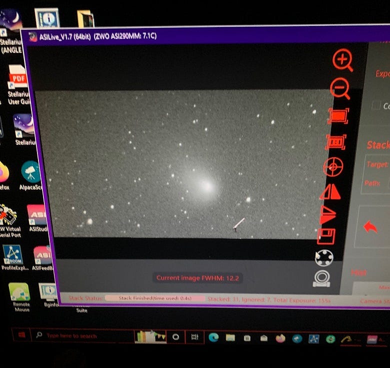 The Green Comet